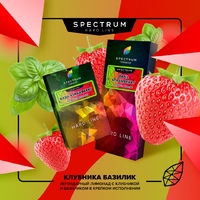 Табак SPECTRUM HL 40 г Basil Strawberry (Клубника Базилик) 2