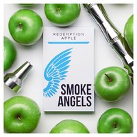 Табак SMOKE ANGELS 100 г REDEMPTION APPLE (Зелёное Яблоко без Аниса)